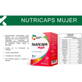 Vitaminas Maxinutri Nutricaps Mujer 60 Cápsulas - Energía Femenina Imagen 2