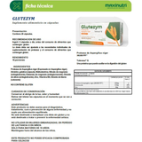Enzimas Digestivas MaxiNutri Glutezym 20 Cápsulas - Digestión Saludable Imagen 2
