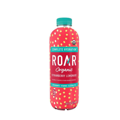 Bebida Hidratante Roar Organic Con Vitaminas Limonada Fresa 600ml - Energía deportiva