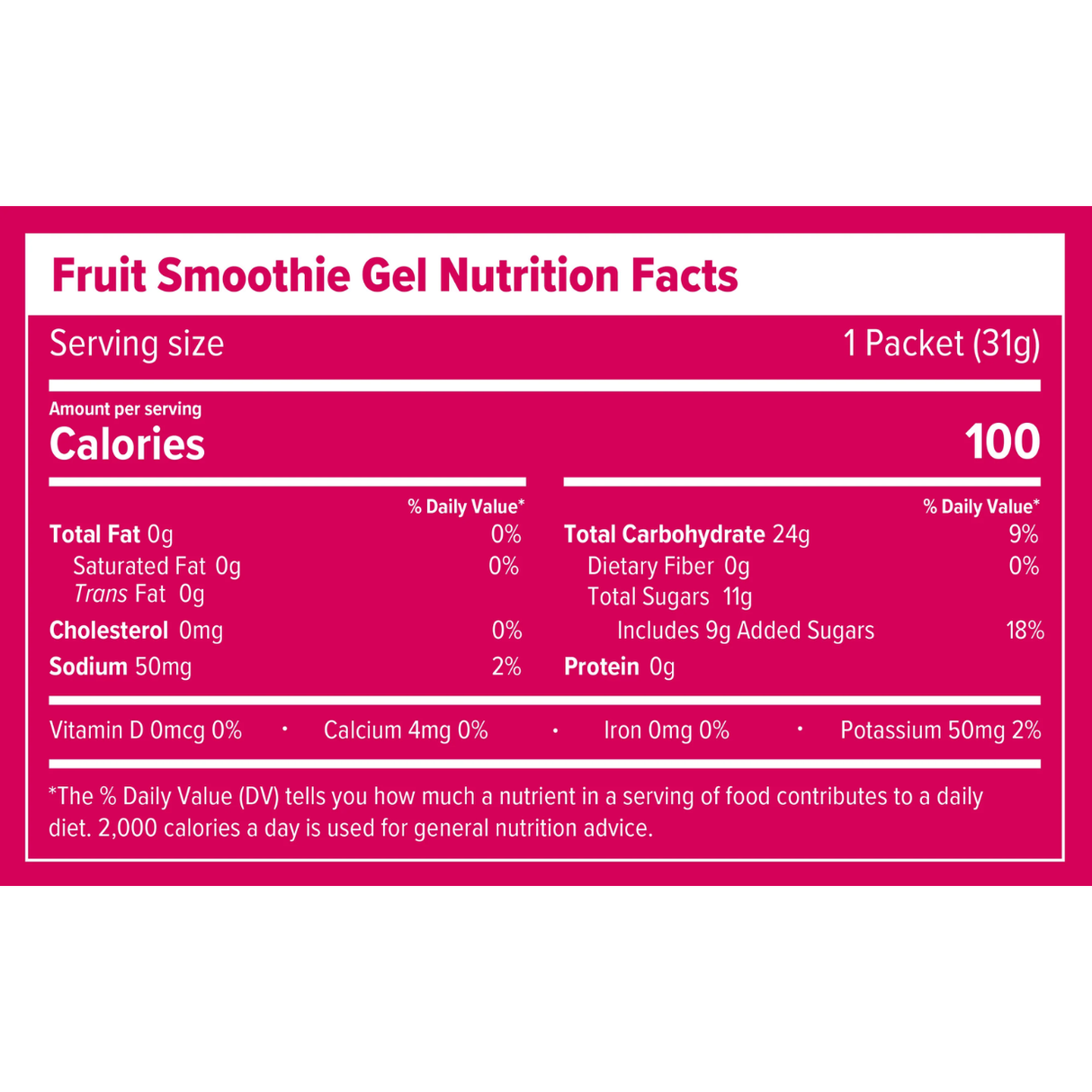 Honey Stinger Gel Energético – Energía Natural | Fruit Smoothie