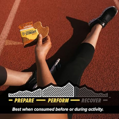 Galleta Energética Honey Stinger Tipo Waffle Caramelo Salado 30g - Energía deportiva 4