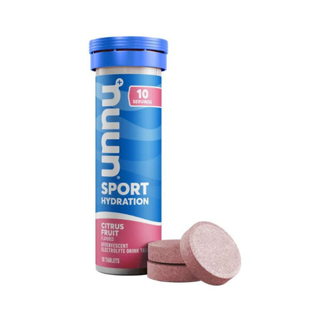 Pastillas Hidratantes Nuun con Electrolitos Frutas Cítricas 10 Tabletas - Hidratación y energía 1