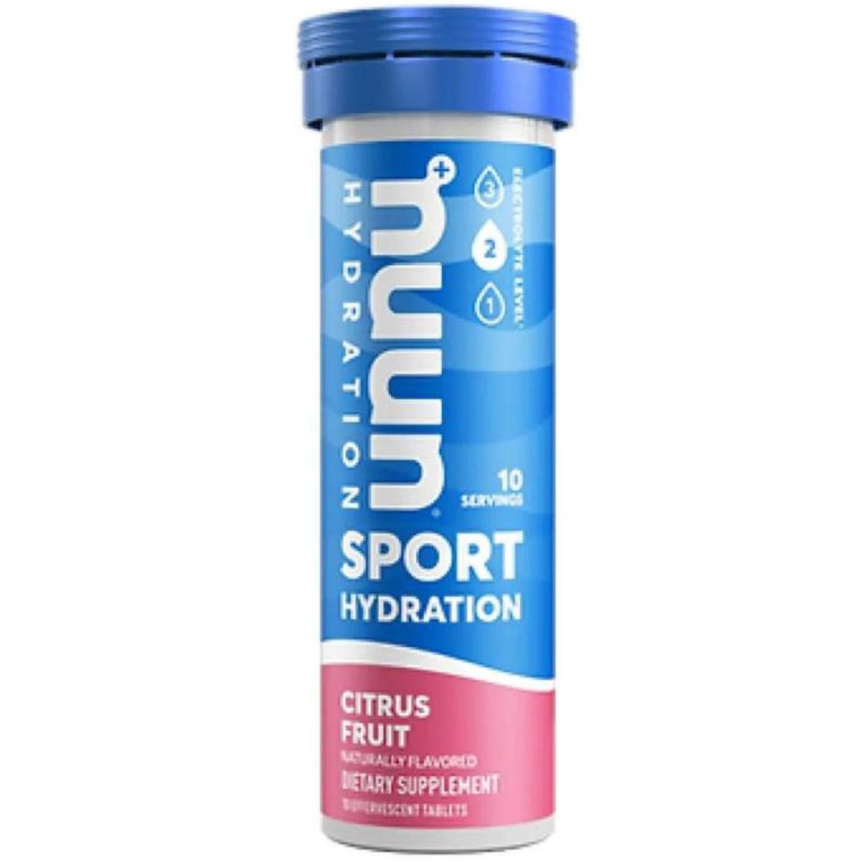 Nuun Sport Frutas Cítricas 10 tabletas para hidratación [imagen 1].