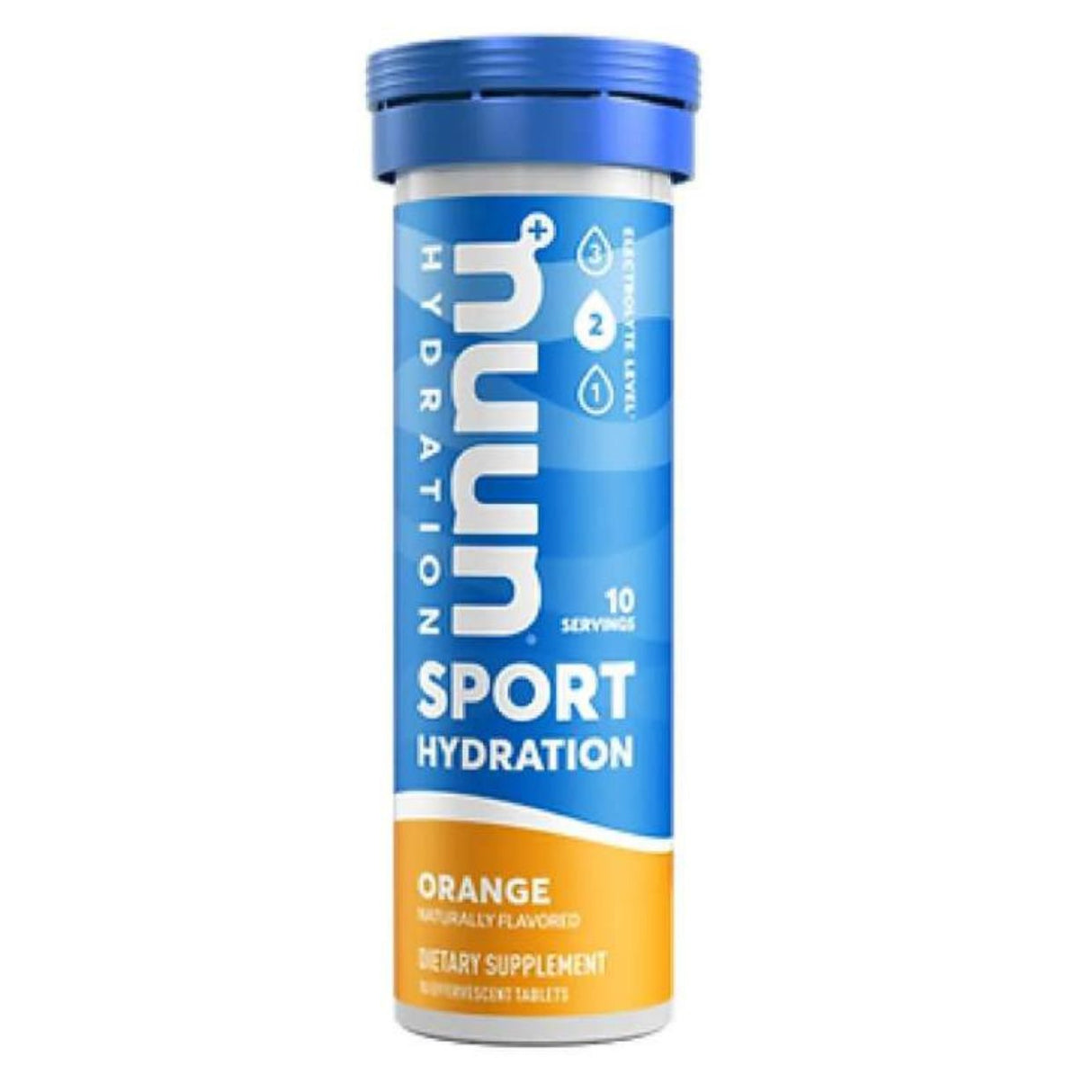 Pastillas Hidratantes Nuun con Electrolitos Naranja 10 Tabletas - Hidratación y energía