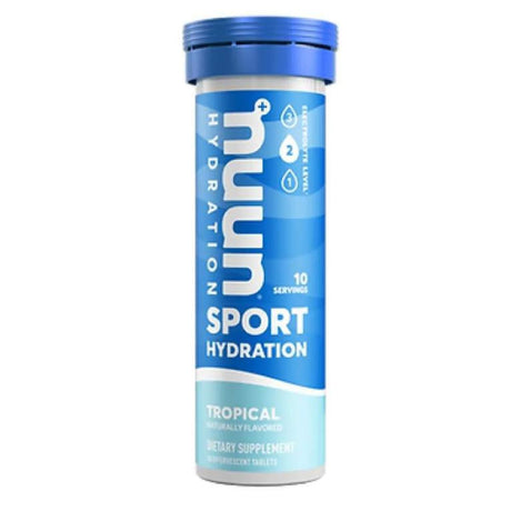 Pastillas Hidratantes Nuun con Electrolitos Tropical 10 Tabletas - Hidratación y energía