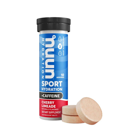 Pastillas Hidratantes Nuun con Cafeína Cherry Limeade 10 Tabletas - Energía deportiva 1