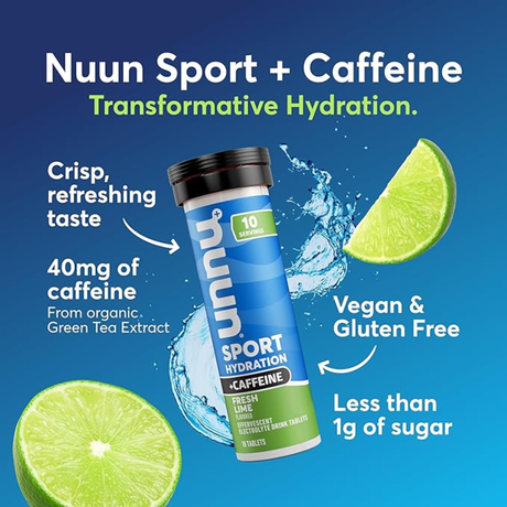 Nuun hidratante deportivo Lima con cafeína natural [imagen 4]