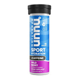 Pastillas Hidratantes Nuun con Cafeína Wild Berries 10 Tabletas - Energía deportiva