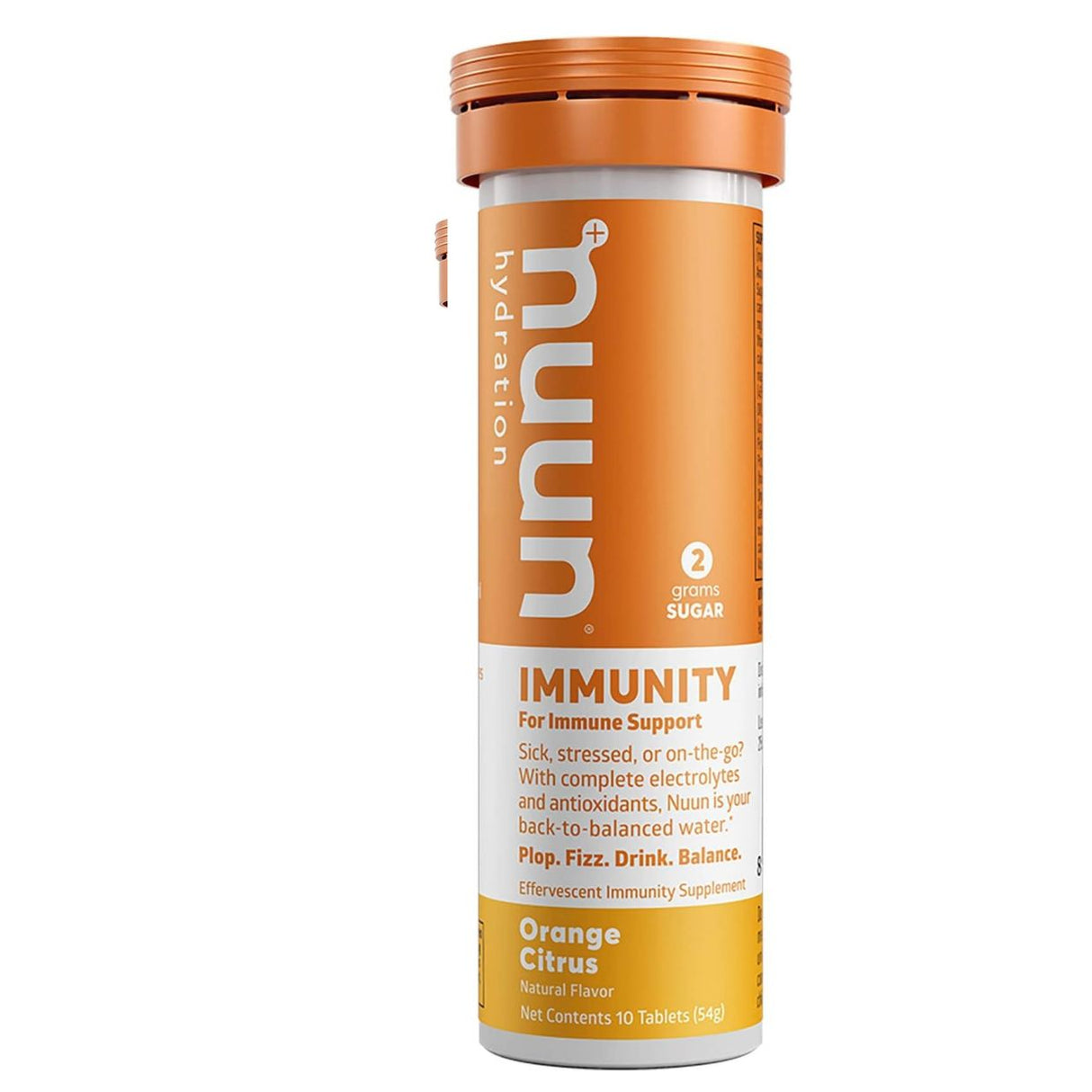 Pastillas Hidratantes Nuun Immunity Naranja 10 Tabletas - Energía deportiva