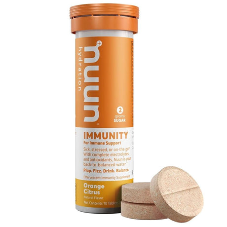 Pastillas Hidratantes Nuun Immunity Naranja 10 Tabletas - Energía deportiva 1