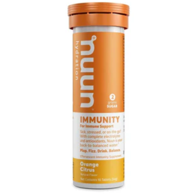 Nuun Immunity naranja 10 tabletas – hidratación para sistema inmune [imagen 1].