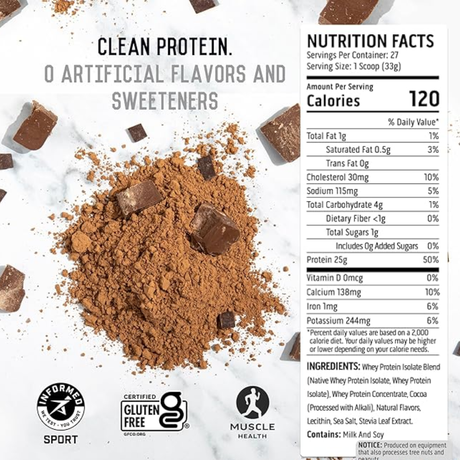 Ascent proteína chocolate 2 lb – apoyo nutricional para deportistas [imagen 4].