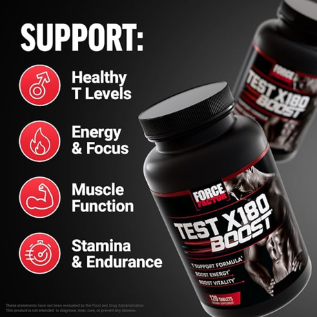 [imagen 3] Potenciador de testosterona Force Factor 120 comprimidos Costa Rica – Con maca negra y fenogreco para rendimiento.