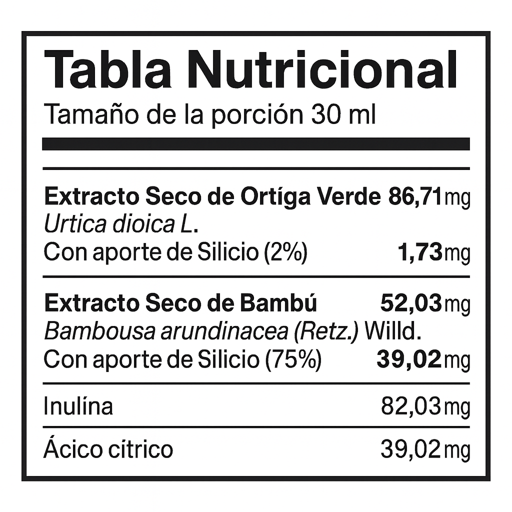 Silicio Orgánico Drasanvi 1 L – líquido con extracto de bambú para articulaciones [imagen 2]
