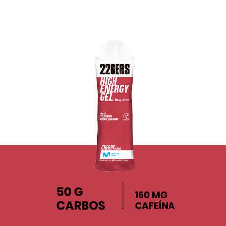 Gel Energético 226ERS con Cafeína Cereza 76g - Energía deportiva
