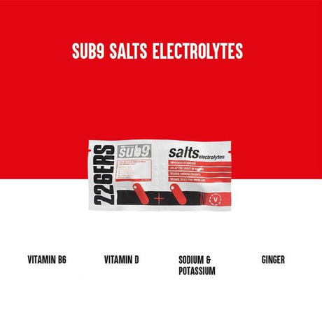 Pastillas Enérgicas 226ERS SUB9 Duplo de Sales y Electrolitos 2.0g - Hidratación y energía 2
