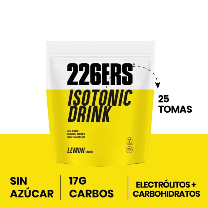 Bebida Energética 226ERS Isotónica Limón 500g - Energía deportiva