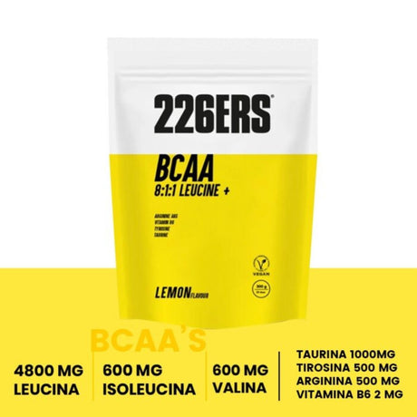 Bebida BCAA'S Energética 226ERS en Polvo Limón 300g - Energía deportiva 2