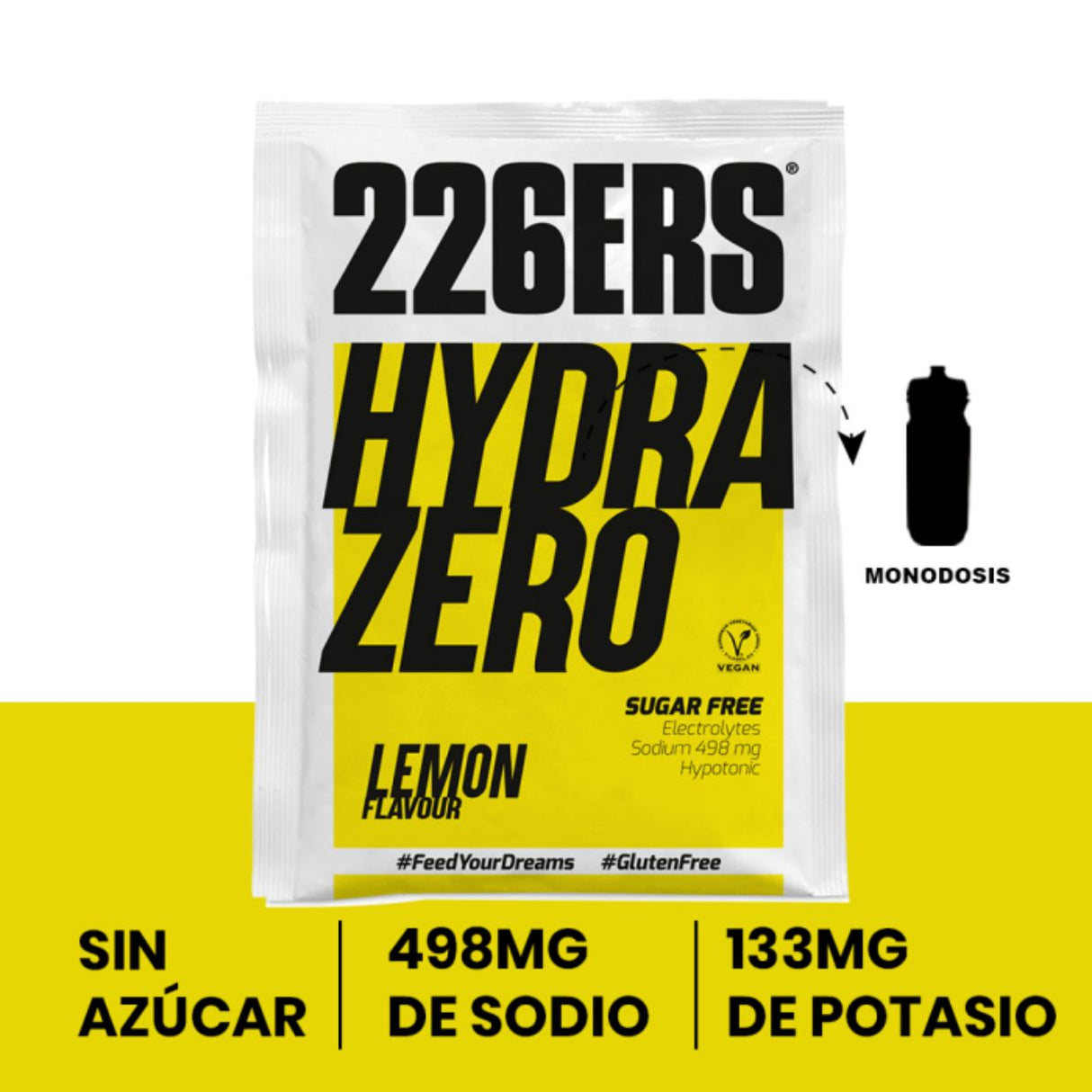 Bebida Energética 226ERS Hipotónica Hydrazero Limón 7,5g