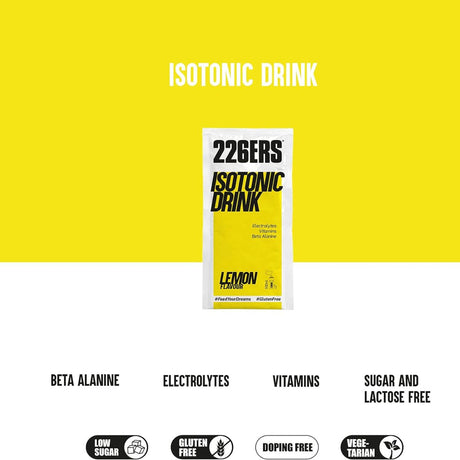 Bebida Energética 226ERS Isotónica Limón 20g - Energía deportiva 1