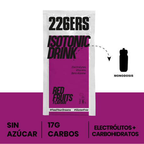 Bebida Energética 226ERS Isotónica Frutos Rojos 20g - Energía deportiva 2