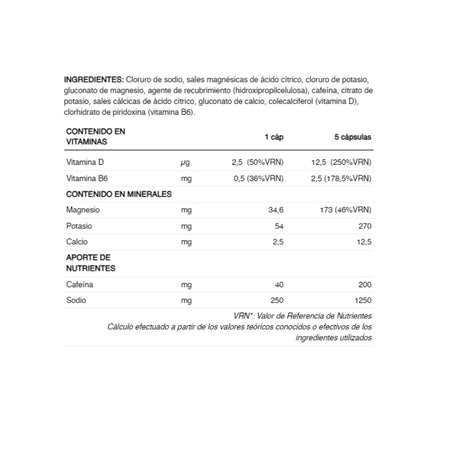 Pastillas Energéticas 226ERS SUB9 Pro Duplo de Sales y Electrolitos con Cafeína 2.4g - Hidratación y energía 1
