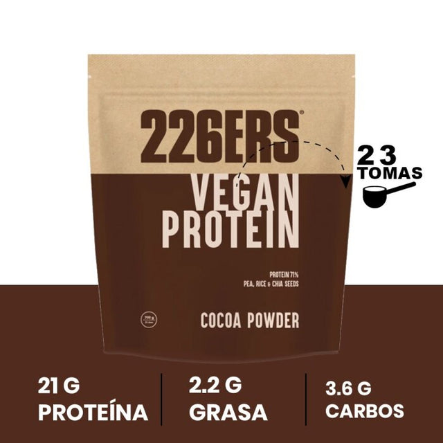 Proteína en Polvo 226ERS Chocolate 700g - Energía deportiva