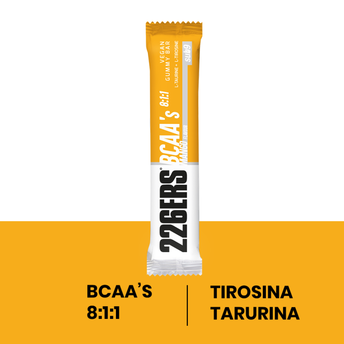 Barra Energética 226ERS Gomita BCAAS Mango 30g - Energía deportiva