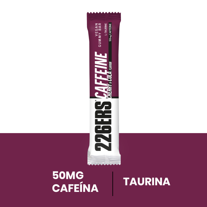 Barra Energética 226ERS Gomita cafeína Cereza 30g - Energía deportiva