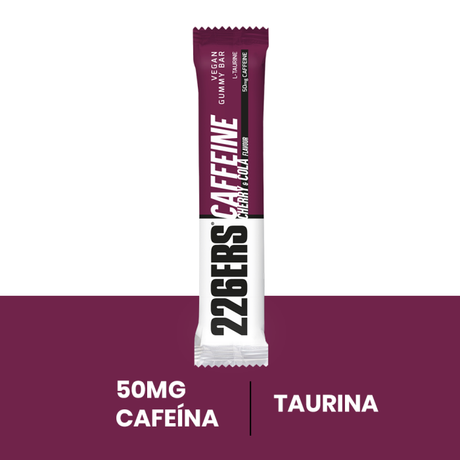 Barra Energética 226ERS Gomita cafeína Cereza 30g - Energía deportiva