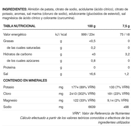 Bebida Energética 226ERS Hipotónica Hydrazero Limón 225g - Energía deportiva 1