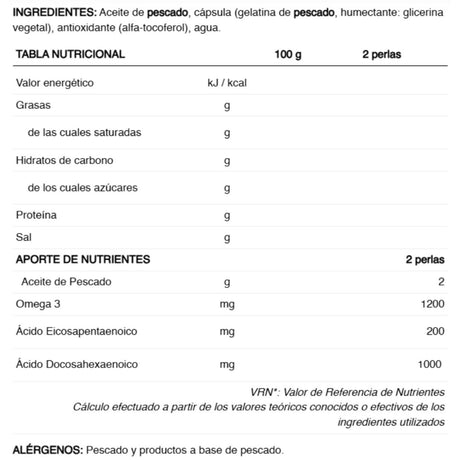 Aceite de pescado Omega 3 226ERS - Energía deportiva 1