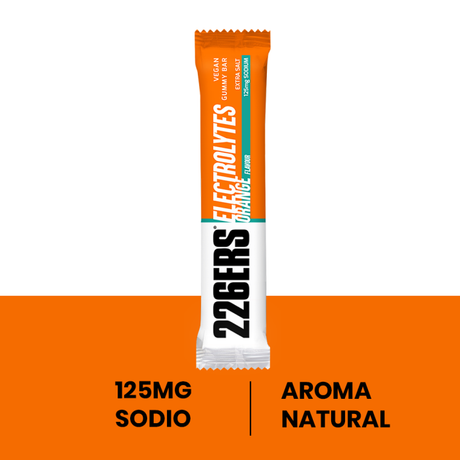 Barra Energética 226ERS Gomita Electrolyte Naranja 30g - Energía deportiva