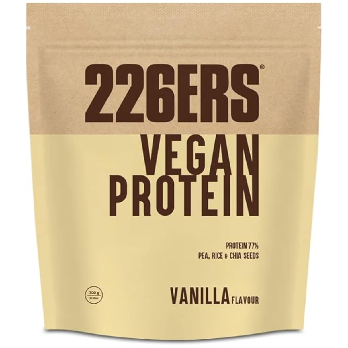 Vegan Protein vainilla 700 g – proteína vegana sin azúcar añadida [imagen 1].