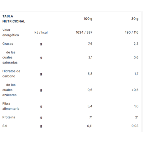 Vegan Protein vainilla proteína vegetal sin lactosa [imagen 4].