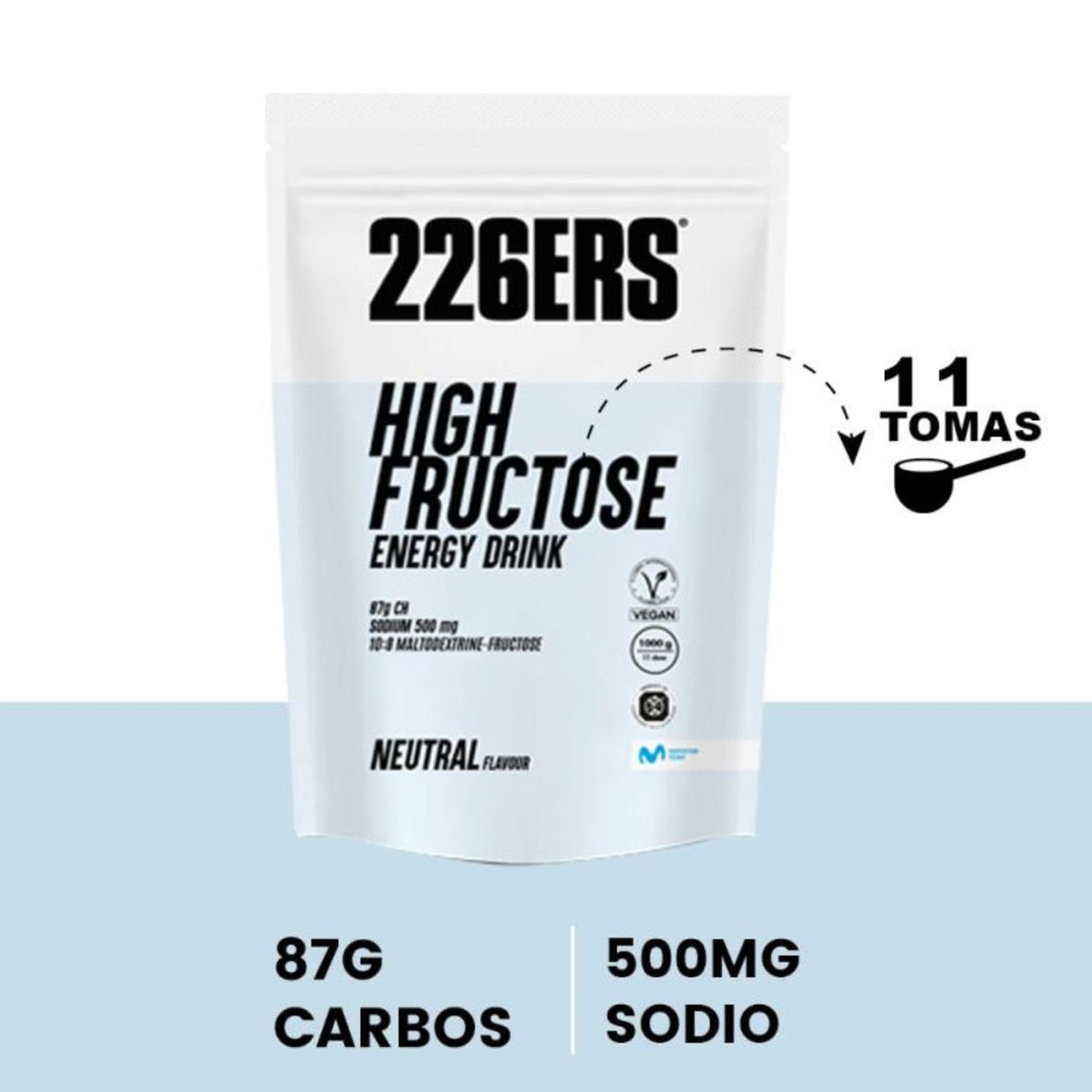 Bebida Energética 226ERS Fructosa Neutro 87g - Energía deportiva 2