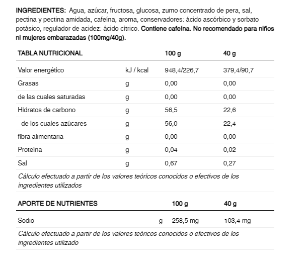Gel Energético 226ERS Fructosa Banano 80g
