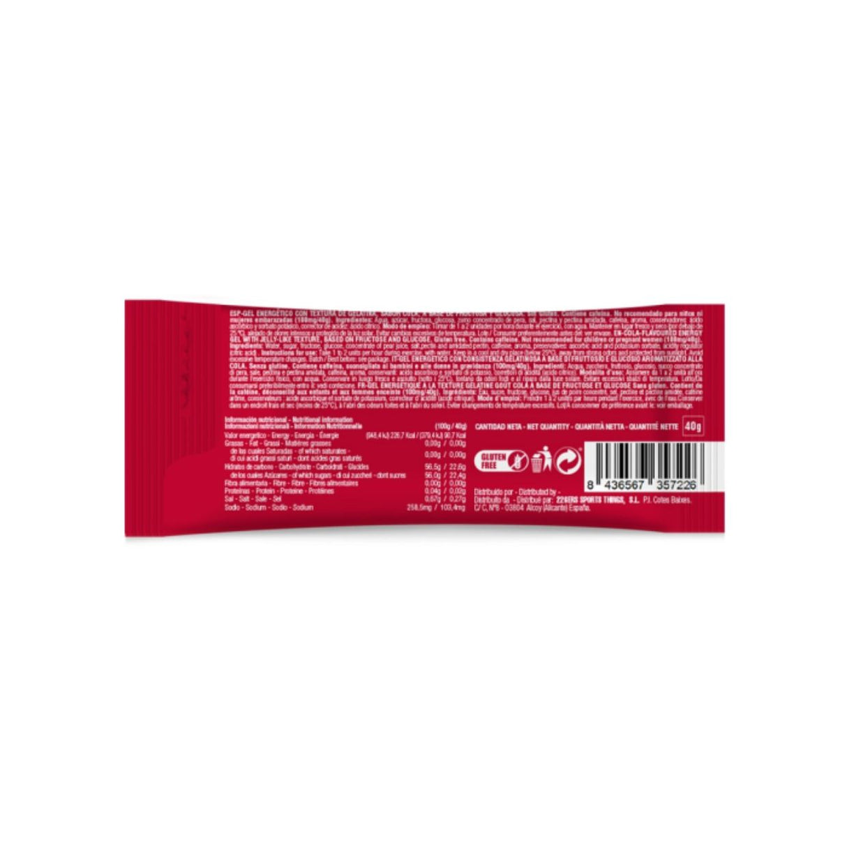 Gel Energético 226ERS Hydrajelly Cola 40g - Energía deportiva 1