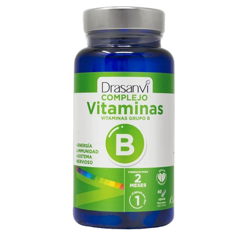 Suplemento Drasanvi Vitamina B Complex 60 Cápsulas - Energía Natural 1