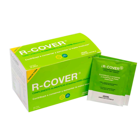 Creatina AS&NL R-Cover 30 Sobres - Recuperación Muscular Rápida Imagen 1