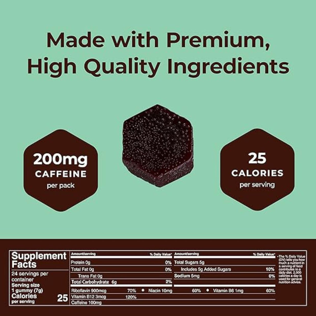 Gomitas Energéticas Mocca Shots con Cafeína Chocomenta 14g - Energía deportiva 4