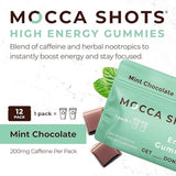 Gomitas Energéticas Mocca Shots con Cafeína Chocomenta 14g - Energía deportiva 2
