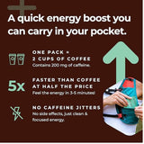 Gomitas Energéticas Mocca Shots con Cafeína Chocomenta 14g - Energía deportiva 6