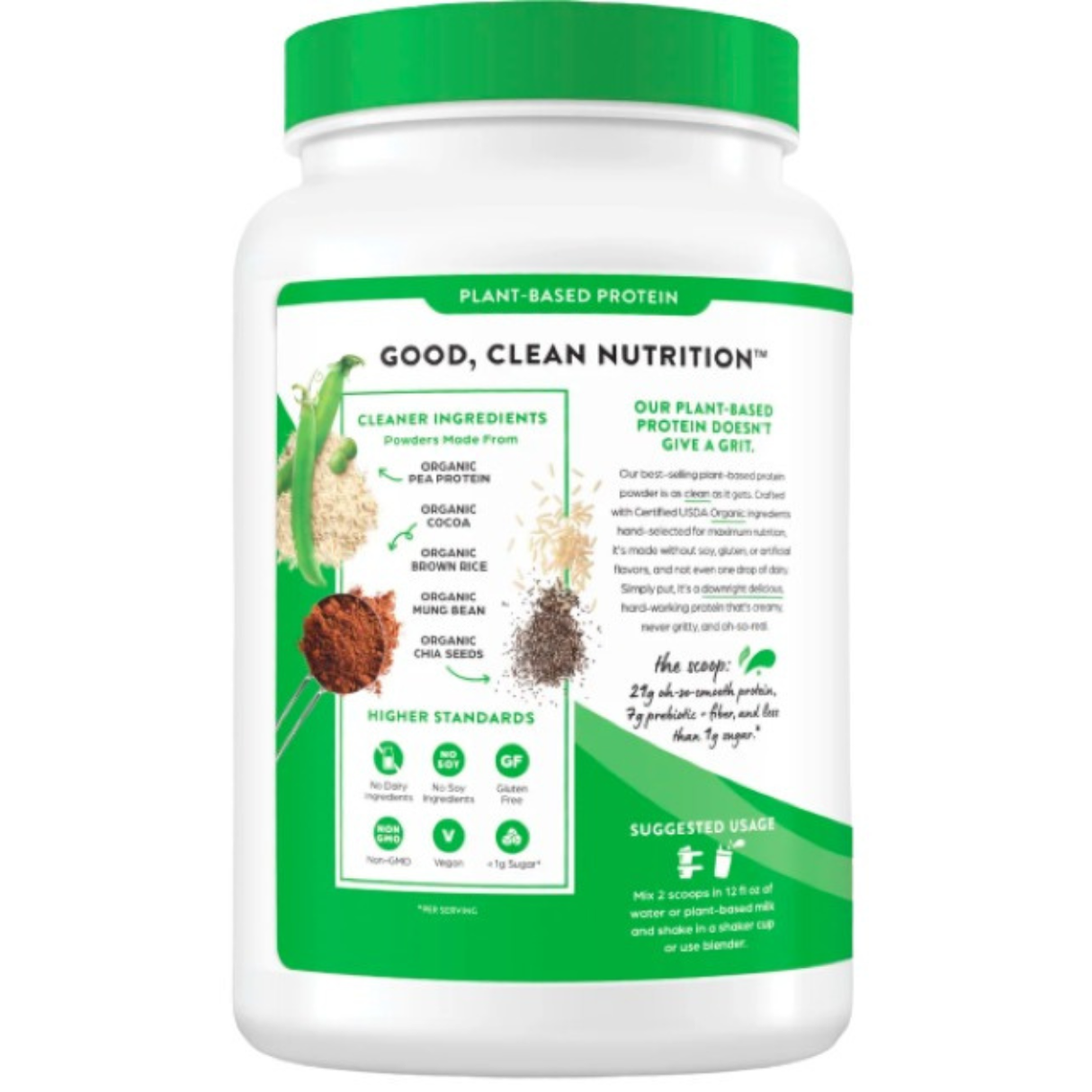 Orgain proteína vegetal sin gluten – chocolate cremoso [img2]