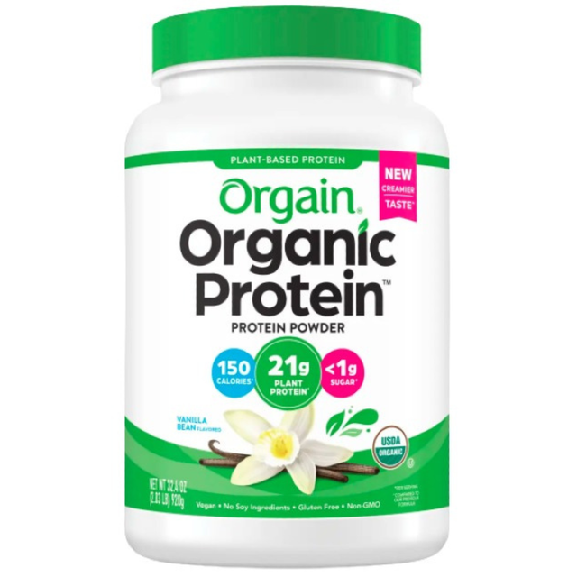 Orgain proteína vegana 920g vainilla – batido natural post-entreno [img1]