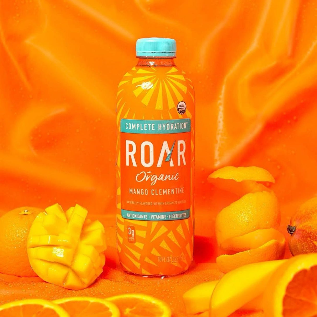 Bebida Hidratante Roar Organic Con Vitaminas Mango 600ml - Energía deportiva 2