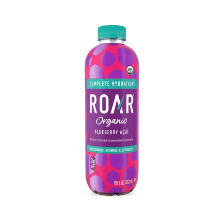 Bebida Hidratante Roar Organic Con Vitaminas Arándanos Caí 600ml - Energía deportiva