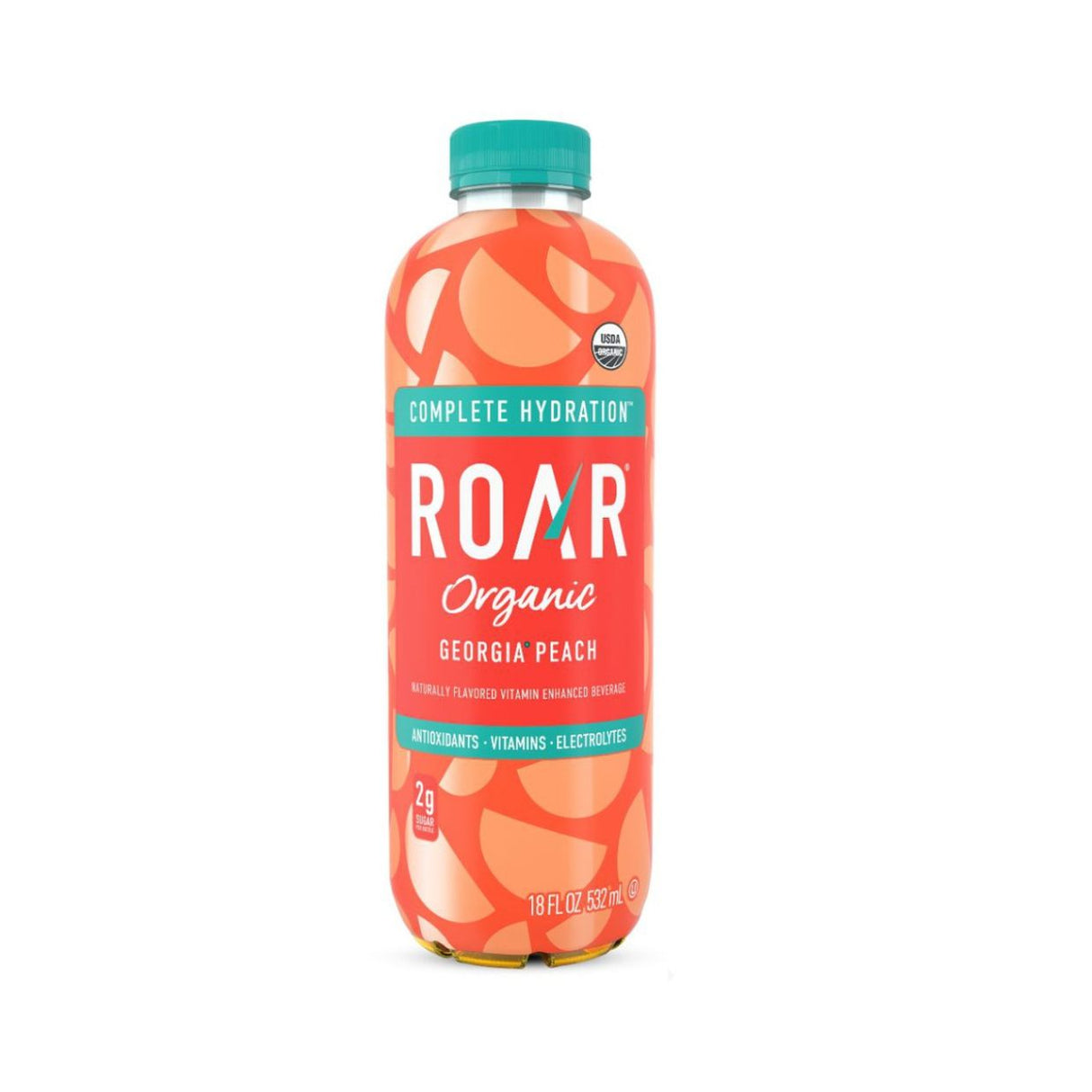 Bebida Hidratante Roar Organic Con Vitaminas Melocotón 600ml - Energía deportiva