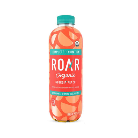 Bebida Hidratante Roar Organic Con Vitaminas Melocotón 600ml - Energía deportiva