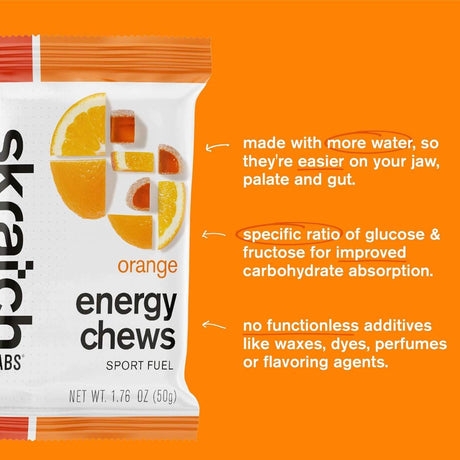 Gomitas Energéticas Energy Chews Naranja 50g - Energía deportiva 5